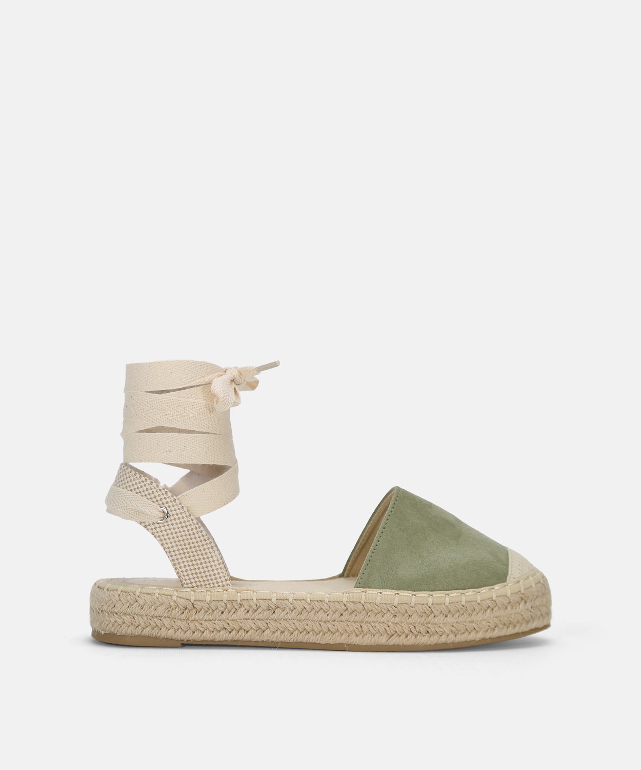 Alpargata plana atada image number null